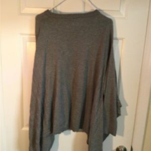 Xl Simply Vera Poncho grey cable knit
